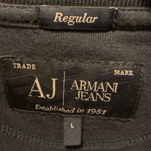 Large Armani Jeans AJ jacket black - Picture 5 of 6